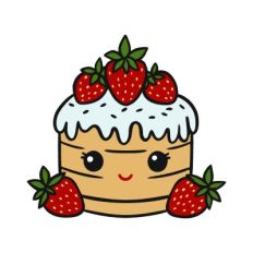 Strawberry cake