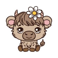 Cute bull