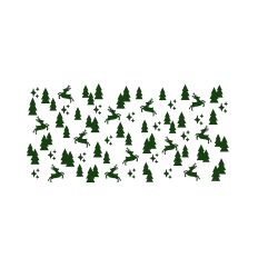 Deer in Green 16 oz Tumbler Wrap