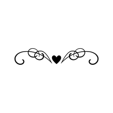 Heart flourishes border