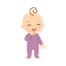 baby in purple