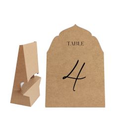 Table Number Shape With Easel