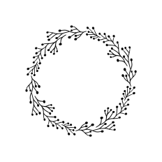 round wreath frame