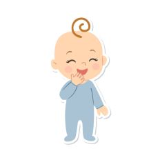 baby in blue