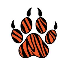Tiger Paw Print