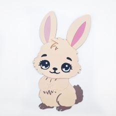 Paper fluffy bunny