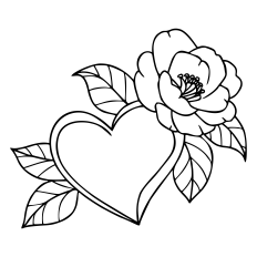 HEART AND FLOWER