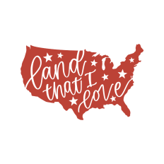 Land that I love united states outline
