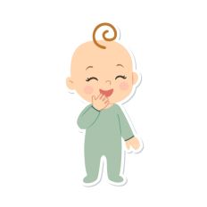 baby in mint