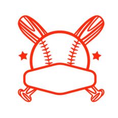 Baseball Name Badge