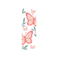 butterflies bookmark design