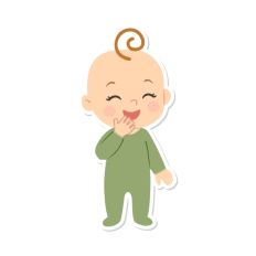 baby in green