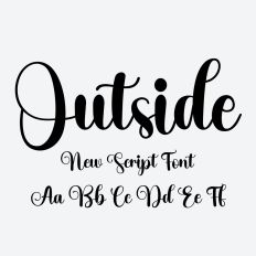Outside