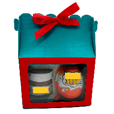Chocolate egg box and nutella jar