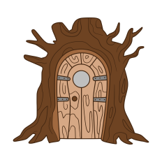 Fairy Door in Trunk