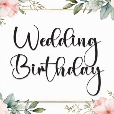 Wedding Birthday