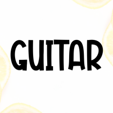 Guitar Font