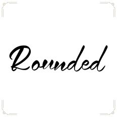 Rounded Fonts