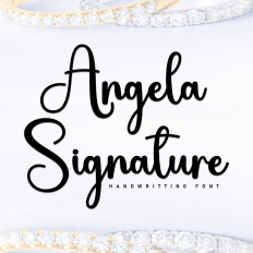 Angela Signature Font
