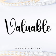Valuable Font