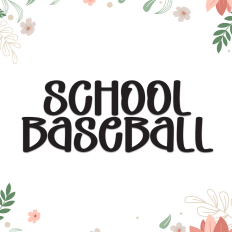 School Baseball | Script Font