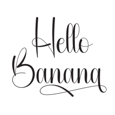 Hello Banana | Script Font