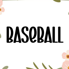 Baseball Font