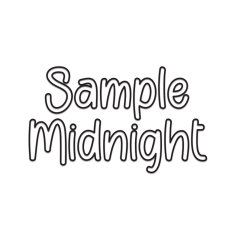 Sample Midnight | Script Font