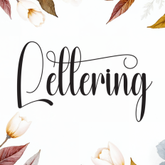 Lettering | Script Font
