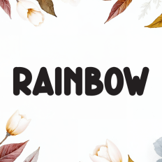 Rainbow | Script Font