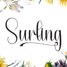 Surfing | Script Font