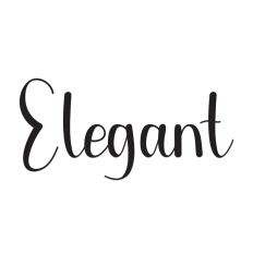 Elegant | Script Font