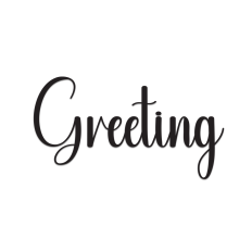Greeting | Script Font