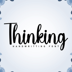 Thinking Font
