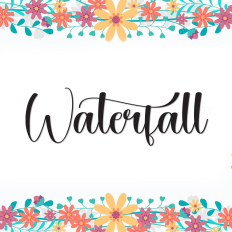 Waterfall | Script Font
