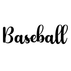 Baseball Fonts