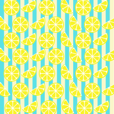 lemons on a blue background