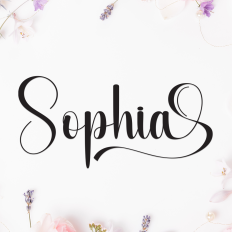 Sophia | Script Font