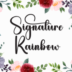 Signature Rainbow | Script Font