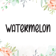 Watermelon | Script Font