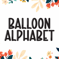 Balloon Alphabet | Script Font