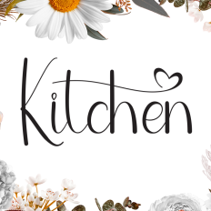 Kitchen | Script Font