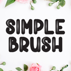 Simple Brush | Script Font