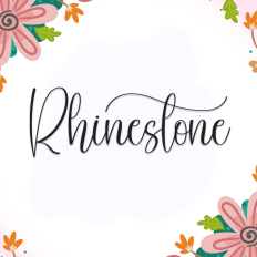 Rhinestone | Script Font