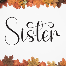 Sister | Script Font