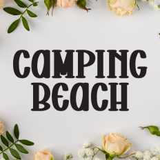 Camping Beach | Script Font