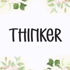 Thinker | Script Font