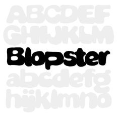 Blopster Font