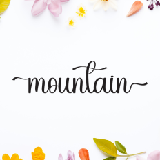 Mountain | Script Font