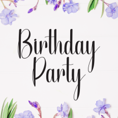 Birthday Party | Script Font